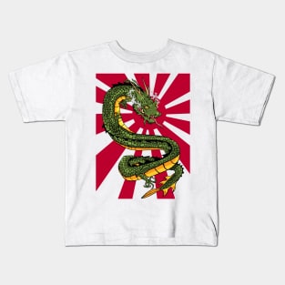 Rising Sun Dragon Kids T-Shirt